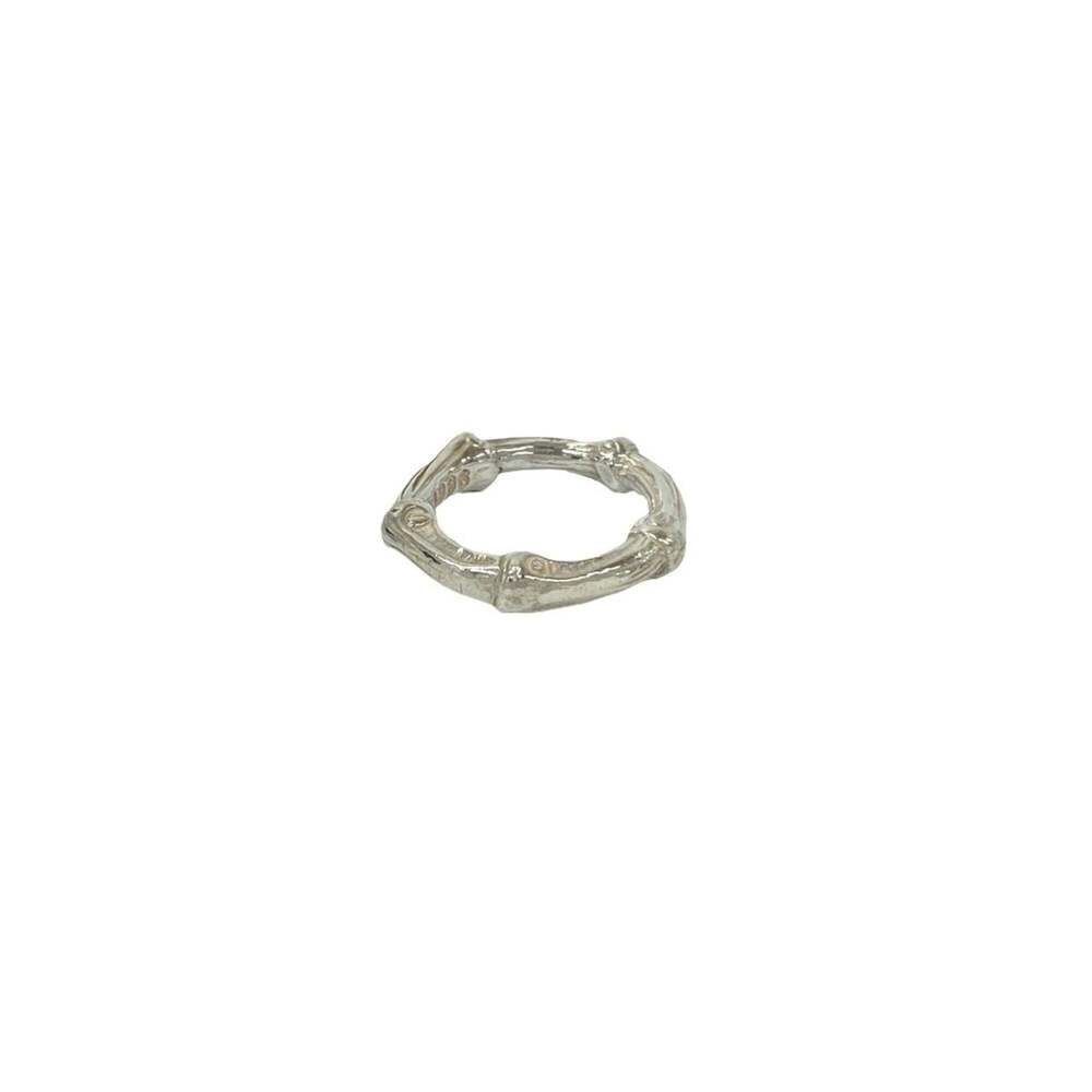 TIFFANY Silver Bamboo Ring - Picture 6 of 6